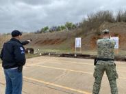 Firearms Training with new recruits