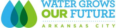 Arkansas City Environmental Services Department logo (Water Grows Our Future)